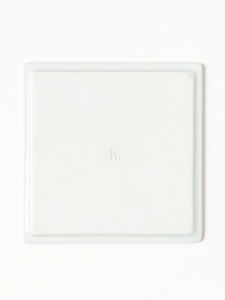 Beams Japan Kitchen Supplies [Special Order] Horie Touki Hasami Ware Two-Tiered Lunch Box, Medium, White