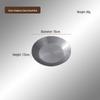 Retro Stainless Steel Round Snack Plate - Old-fashioned Barbecue Sauce Tray with Bone Dish Design