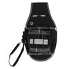 Woodworking Tool Belt Oxford Cloth Electrician Waist Hanging Tool Bag Hardware Tool Waist Bag Small Black