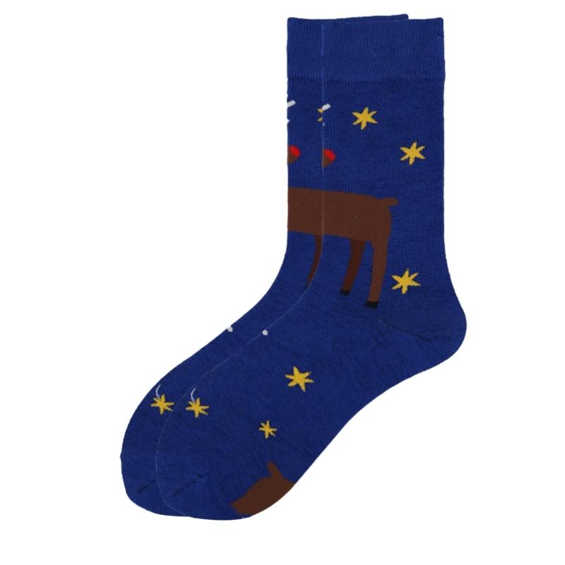 Christmas Crew Socks Funny Novelty Ankle Socks Cartoon Christmas Socks Casual Booties Socks Calf Socks for Women Men