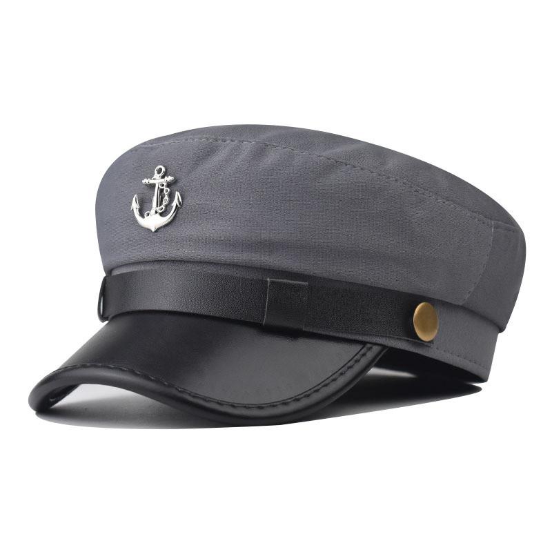 

Стильный хлопковый берет с якорем, повседневный уличный головной убор для женщин для ежедневной носки StyleC