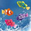4/6 Pièces Jouet Poisson Électronique Activé par l'Eau, Poisson de Nage Robotique Imperméable avec Lumière LED, Jouet Poisson Interactif Lumineux pour Baignoire, Piscine, Aquarium
