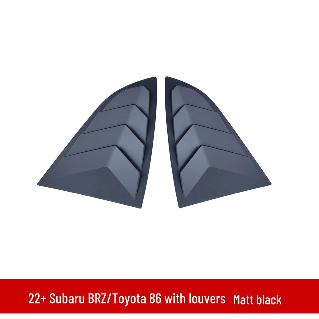 2022 Subaru BRZ & Toyota B6 Louvered Rear Spoiler Kit with Sport Roof Wing & Side Skirts