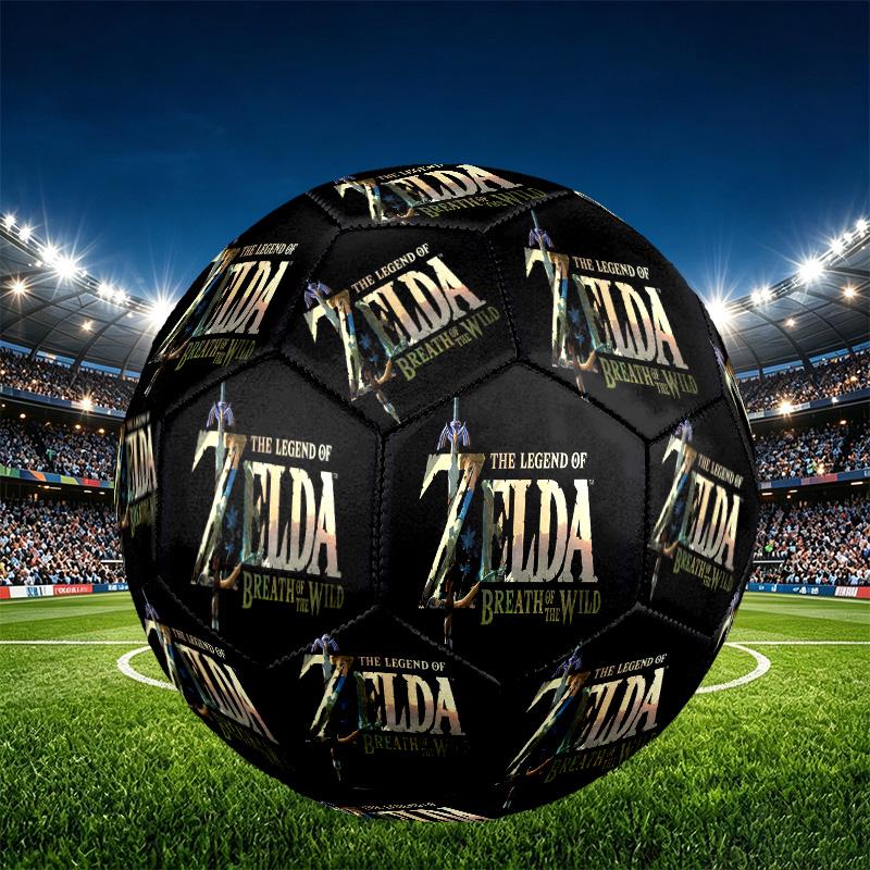 Video games Print Size 5 Soccer Ball, PU Wear Resistant Football for Match Training and Daily Practice, Birthday Gift for Soccer Fans