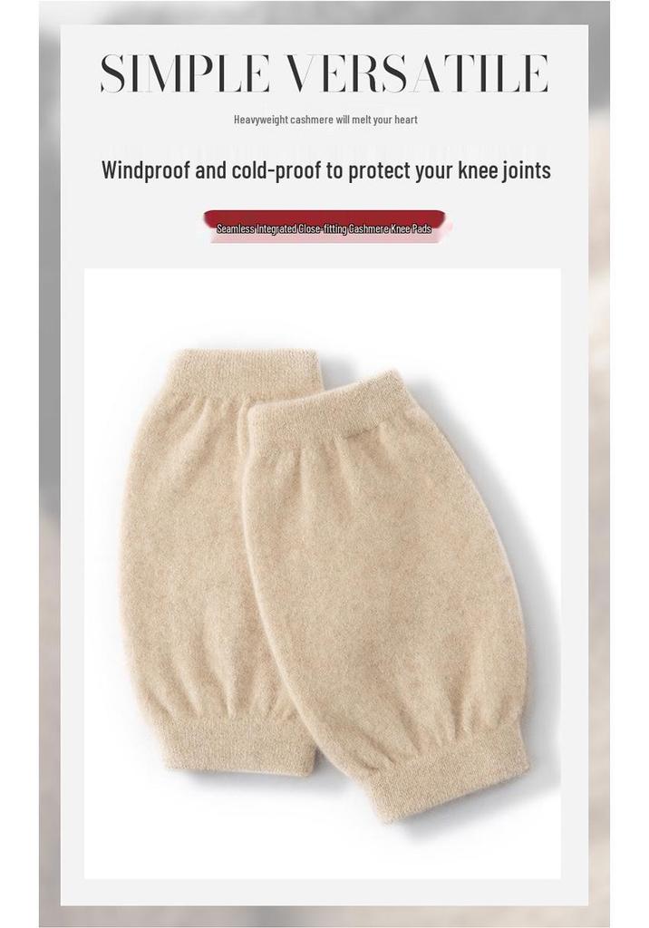 Ginocchiere 100% Puro Cashmere per Protezione dal Freddo e Calore