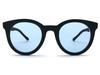 [SPEED ADDICT] BOSTON RUBBER FRAME SUNGLASS (Boston Rubber Frame Sunglasses) Matte Black × Light Blue