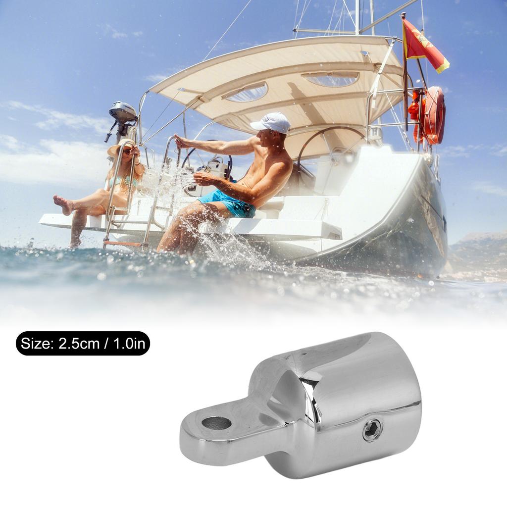 Stainless Steel Boat Top Eye End Fitting 22Celsius25mm Pipe for Boat Accessories Marine