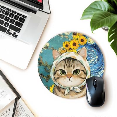 Cute Cat 1pc Mouse Pad Game Console Pad Computer Laptop Pad Keyboard Mouse Pad Office Pad Desk Accessories Anti Slip