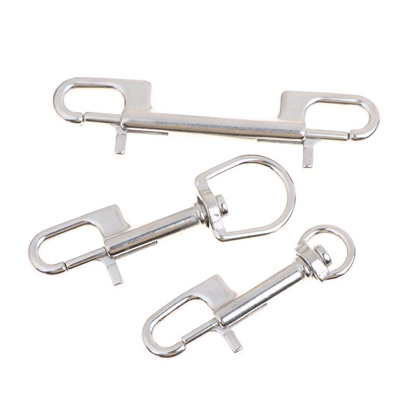 Dual Head Marine Diving D Ring Snap Hooks With Swivel Bolt Snap Hook Clip 316 Stainless Steel Oval Swivel Spring Snap Hook