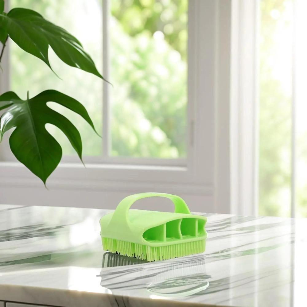 Double-sided Shampoo Massager Brush Massage Scalp Massage Brush Body Shampoo Brush For Exfoliation