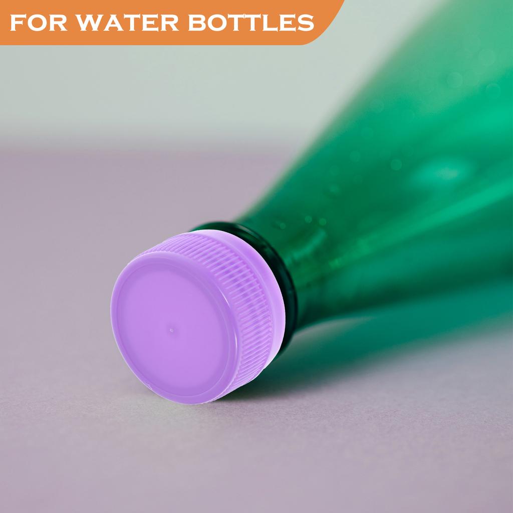 100 Pcs Bottle Cap Plastic Lids for Water Caps Colorful Accessories Pp Child Sealing