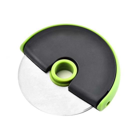 

Круглый нож для пиццы из нержавеющей стали 11 см, нож для хлеба, торта, кухонные формы для выпечки зелёный