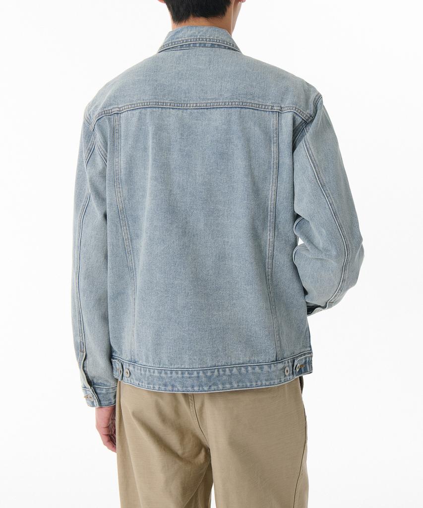 Musinsa Standard Relaxed Denim Trucker Jacket [Sky Blue]