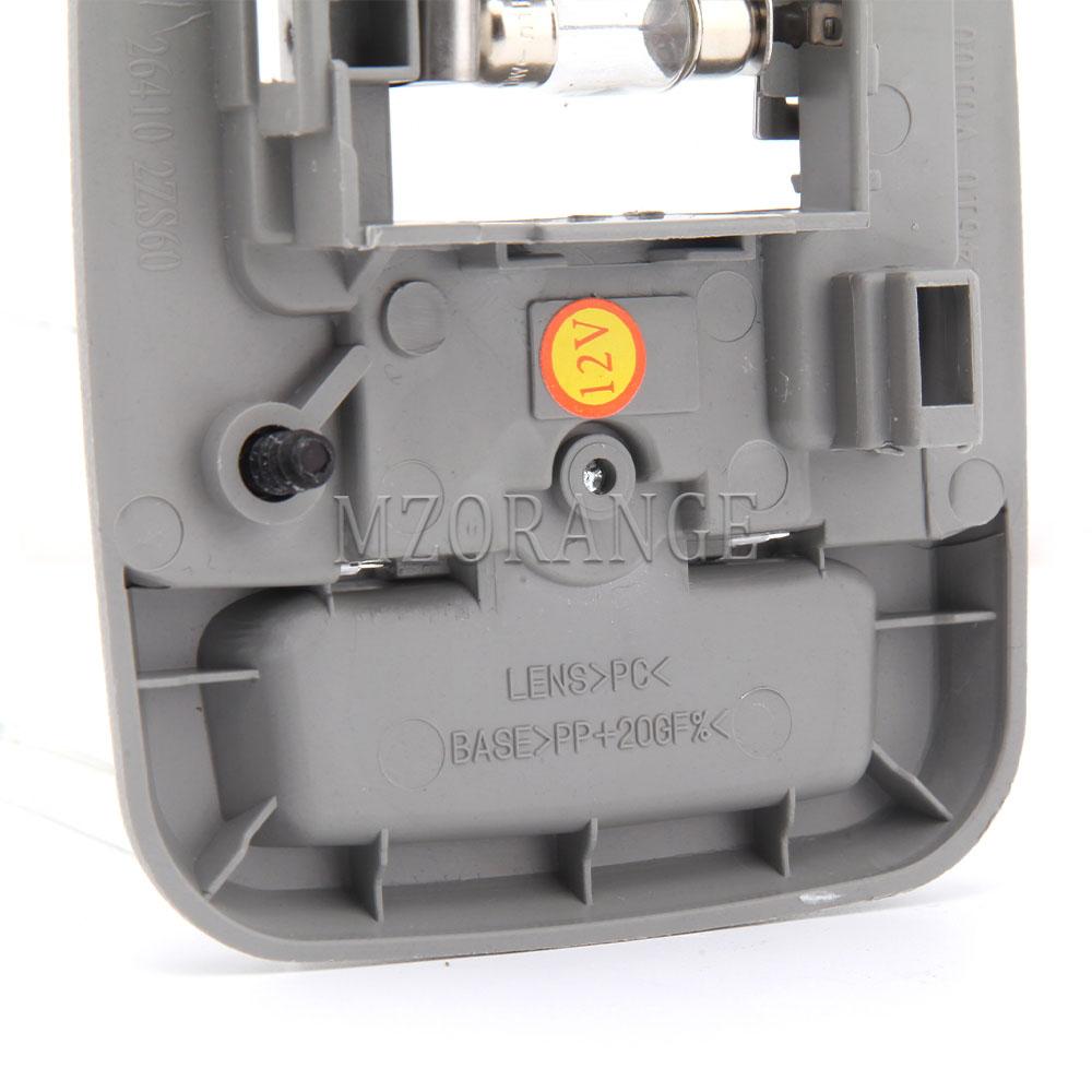 Car Rear Interior Reading Light For Nissan Paladin NV200 Inside Roof Ceiling Dome Lamp Accessories With Bulb Grey High Quality