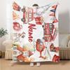 Custom Name fire truck Theme Printed Blanket - Perfect for Couch, Bed, Travel & Outdoor Use | Machine Washable, Cozy & Durable.