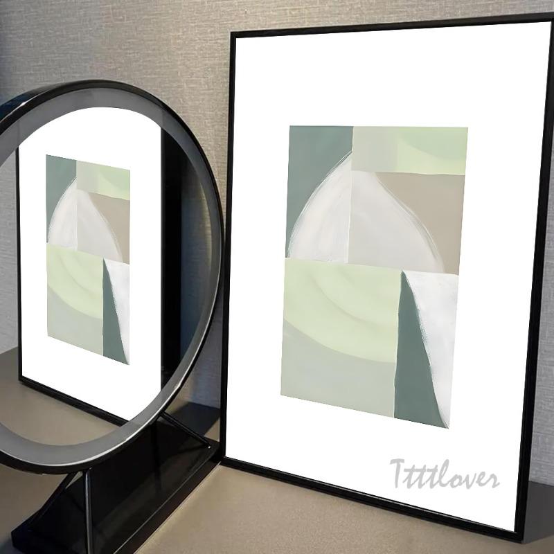 1pc Green Botanical Vase La Mela Van Gogh Abstract Line Poster Paper Print Home Bedroom Entrance Art Painting Decoration