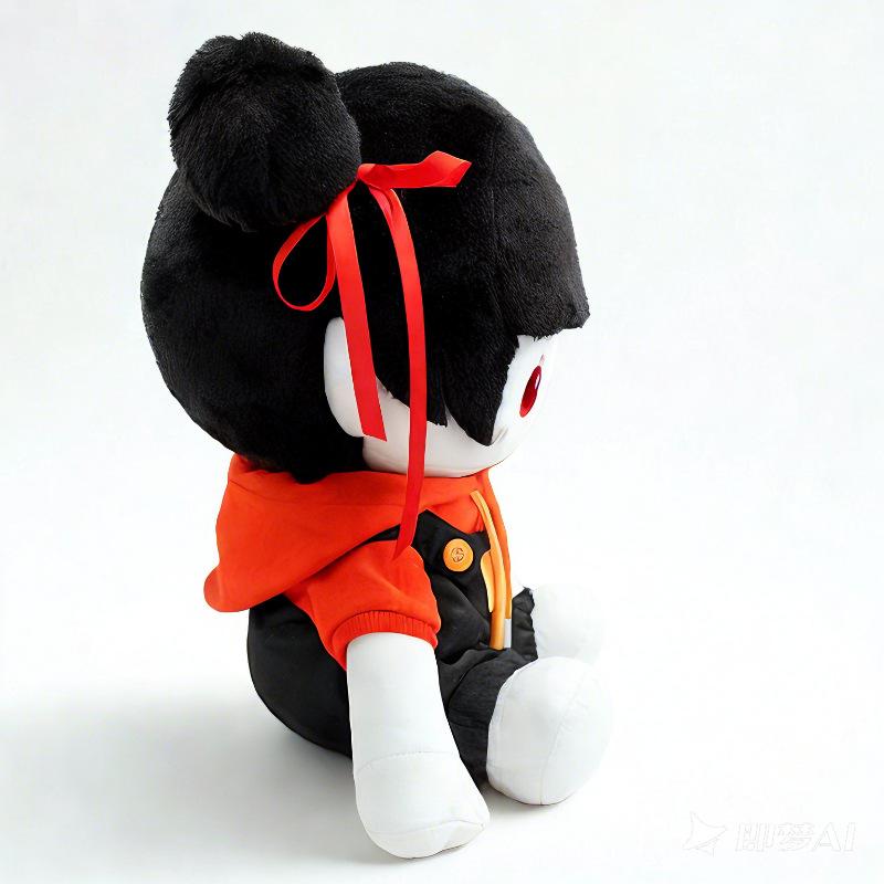 Two-dimensional Nezha Doll Doll Creative Cartoon Ao Bing Doll Plush Toy Lotus Cake Doll Birthday Gift