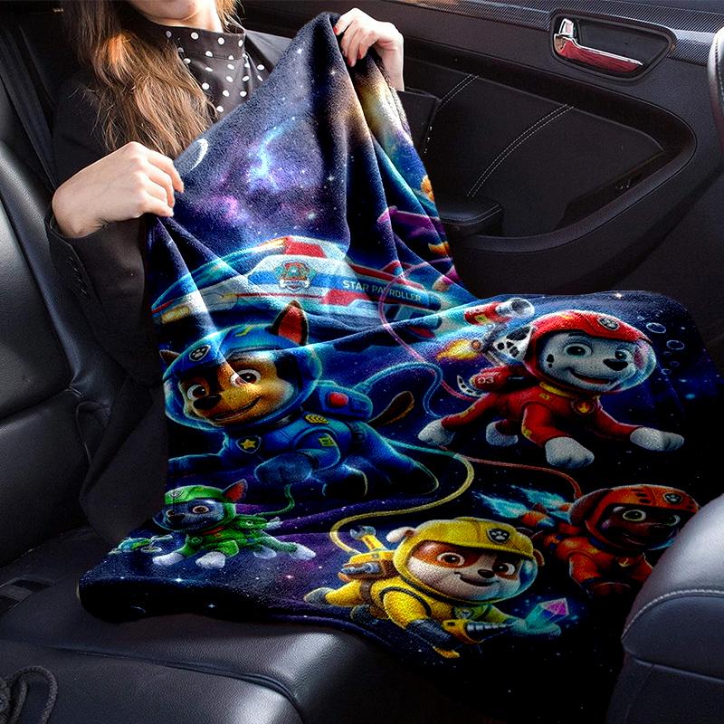 Space Patrol Pals Blanket Flannel Blanket for Bed, Sofa, Camping, Hiking, Picnic Essentials, Gift for Family Fan Gifts