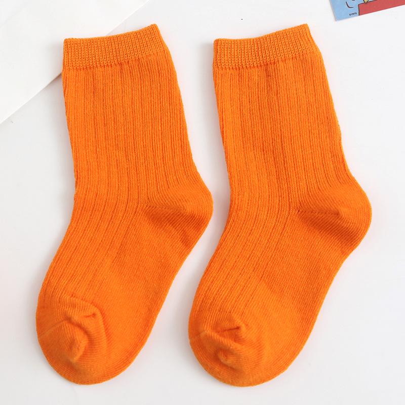 Calzini in Cotone Colori Caramella Autunno 2025 a Mezza Gamba per Bambini e Bambine