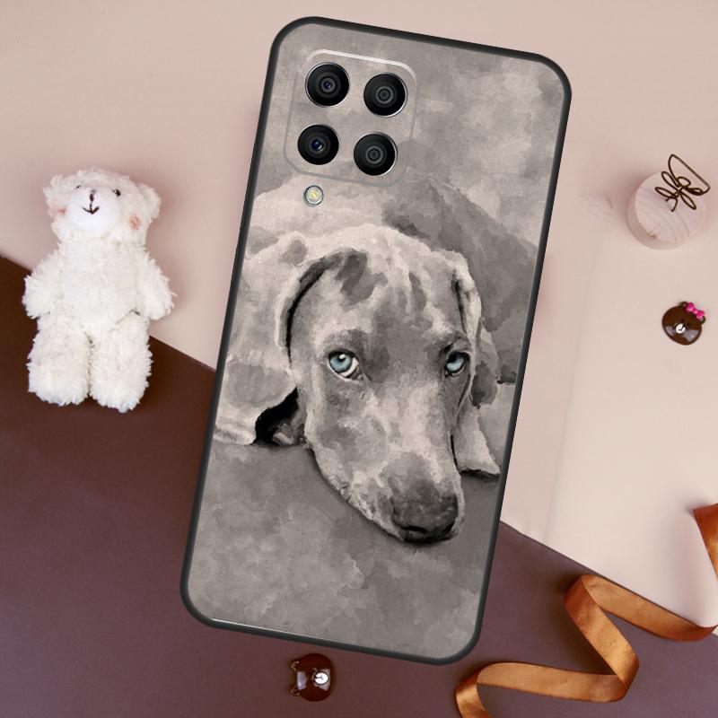 Weimaraner Dog Case For Samsung Galaxy M13 M54 M34 M14 M56 M36 M16 M31 M11 M53 M12 M32 M52 M35 M55 M15 M06