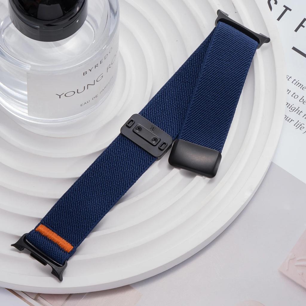 Nylon Band For Samsung Galaxy Watch 8 classic 46mm stretch Magnetic correa pulseira Bracelet Galaxy Watch 8 44mm 40mm Strap