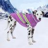 Haină pentru câini Jachetă impermeabilă pentru animale de companie Haine calde de iarnă pentru câini Lână reflectorizantă Paltoane pentru vreme rece Îmbrăcăminte în aer liber rezistentă la vânt pentru câini mici, mijlocii mari