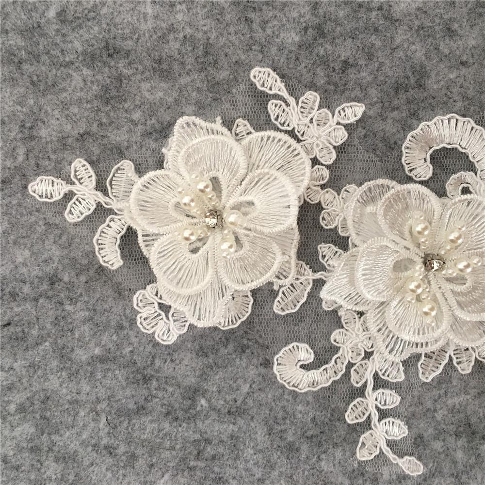 White Embroidery Three-Dimensional Lace Collar Decoration Diy Lace Collar Fabric Sewing Decals Accessories
