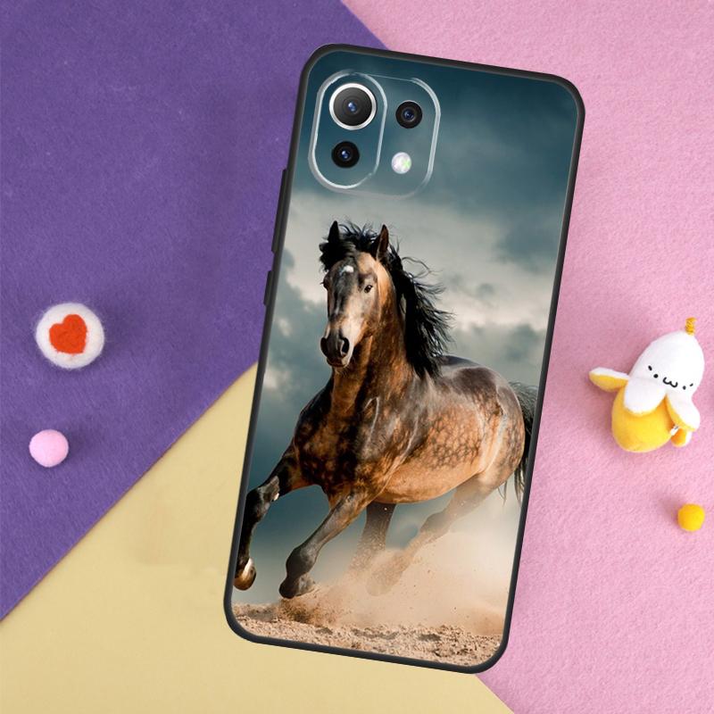 

Running Horse Animal Case For Xiaomi 14T 11T 12T 13T Pro 13 14 15 Ultra POCO X7 Pro X3 X5 X6 F5 F6 M6 Pro Cover POCO X7