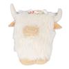 Highland Cow Plush Doll Simulation Soft Stuffed Faceless Cattle Toy for Home Decoration