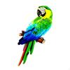 Handcrafted Parrot Figurine for Outdoor Display