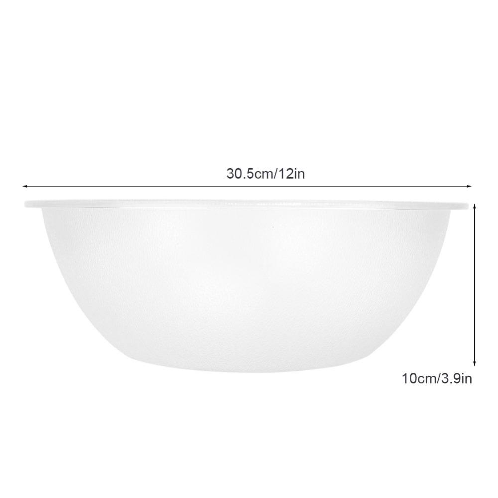 3PCS Clear Large Salad Bowls 4500ml Buffet Serving Containers Clear Serving Bowls  Home Use