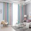 2PCS Star Curtains Blackout High Precision Curtains for Kids Girls Bedroom Living Room Colorful