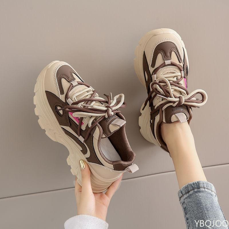 Fashion Fashionable Versatile Soft Soled Sports Shoes Autumn Winter New Casual Comfortable Running Sneakers Simple Thick Women's Shoes