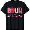 Bruh Meme Funny Saying Bro Greeting Teens Valentine Boy T-Shirt