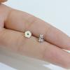 Set of 4 Secure Earring Backs Studs Locking Clutch Secure Locking Backing Stainless Steel Earring Plugs for Droopy Ears