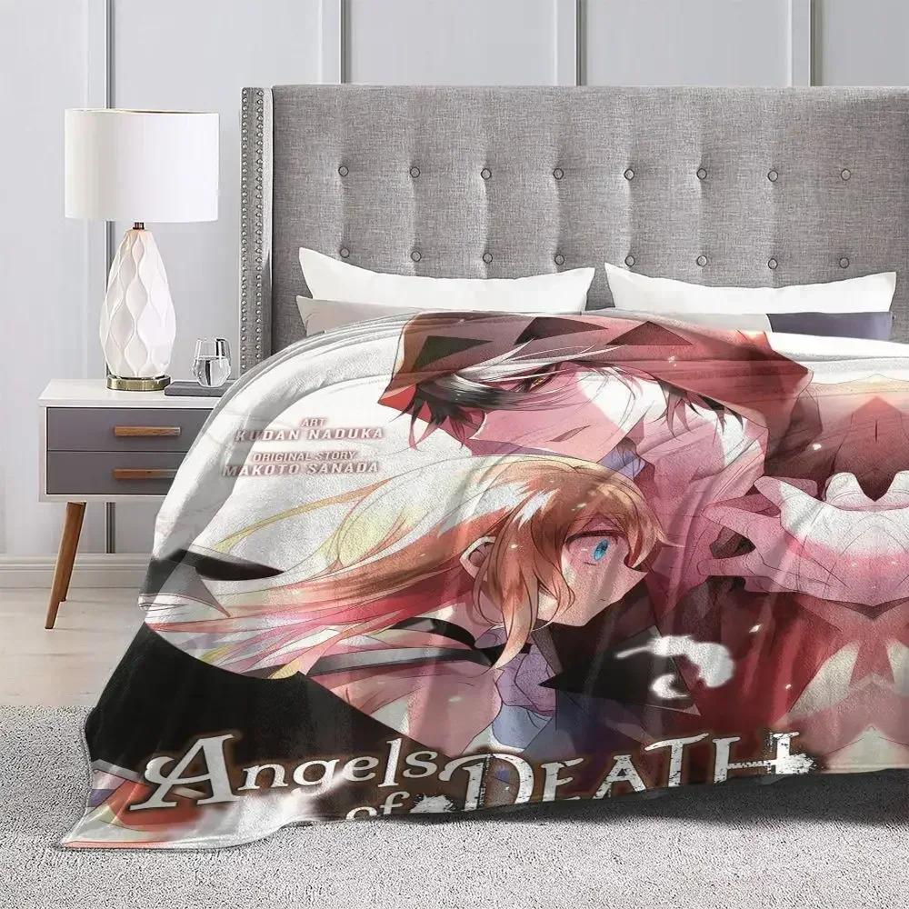 Angels of Death Blanket Anime Gardner Rachel Plush Awesome Warm Throw Blankets for Home Spring/Autumn