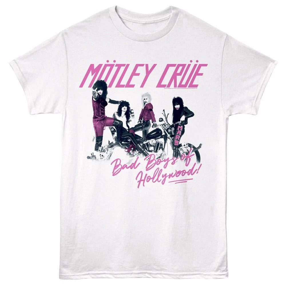 Motley Crue Bad Boys of Hollywood Men s T Shirt S
