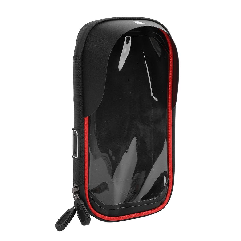 Electric Bike Phone Mount Bag Water Resistant Bike Phone Holder Sensitive   Cycling Pouch with Front Sun   Double