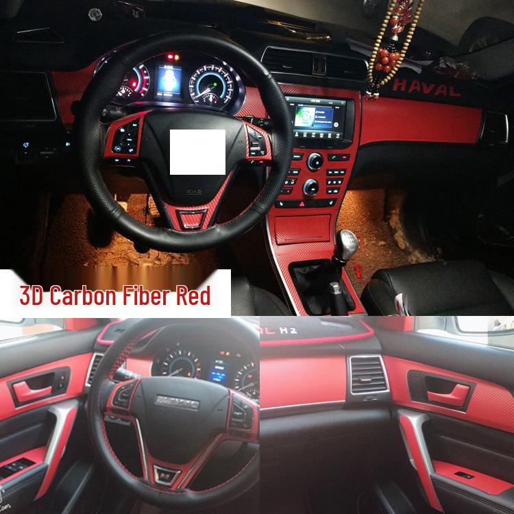 2014-2018 Haval H2 Red Label Interior Stickers: Gear Shift & Console Decoration Film
