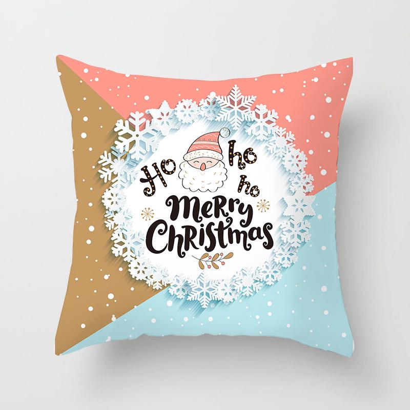 Home Furnishings Christmas Simple Sofa Pillow Cases