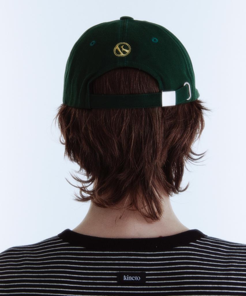 KINETO Women_Oval Classic Logo Ball Cap_Green