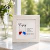 Thoughtful Gifts for Her Handmade Sea Glass Bird Framed Art Picture Frame Sun Catcher Windows Coastal Friendship Ornament Christmas Wall