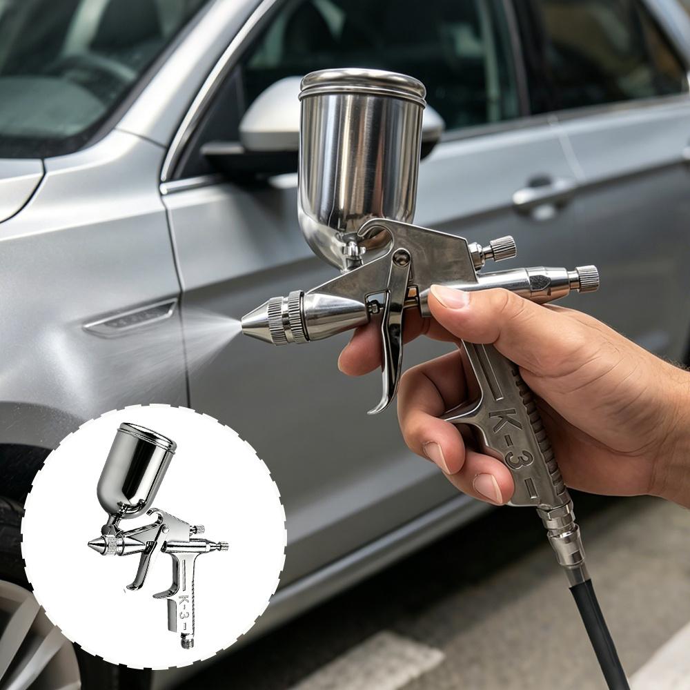 Mini Pneumatic Paint Spray Gun 0.5mm Nozzle Professional spraying tools Suitable for car repair, paint restoration, and chassis spraying