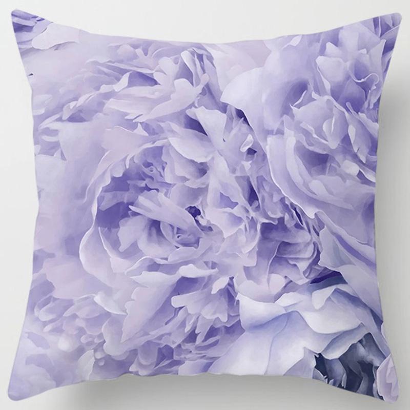 Rose Series Square Pillowcase Pillow Home Decoration Car Bedroom Sofa Cushion Cover (45Cm*45Cm)