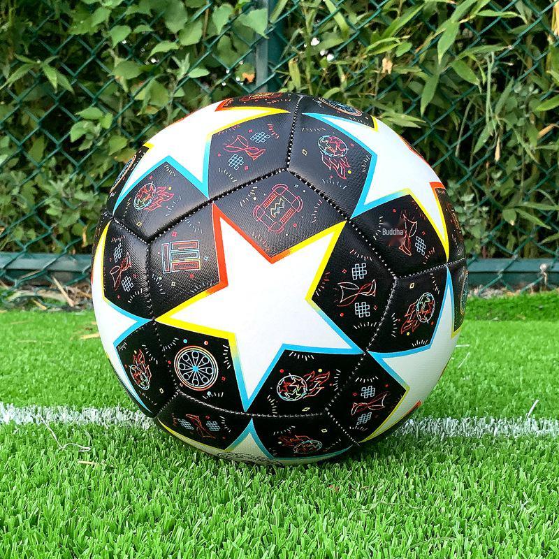 Size 5 Champion League Premier Football: Durable Training/Match Ball for Middle School Students.