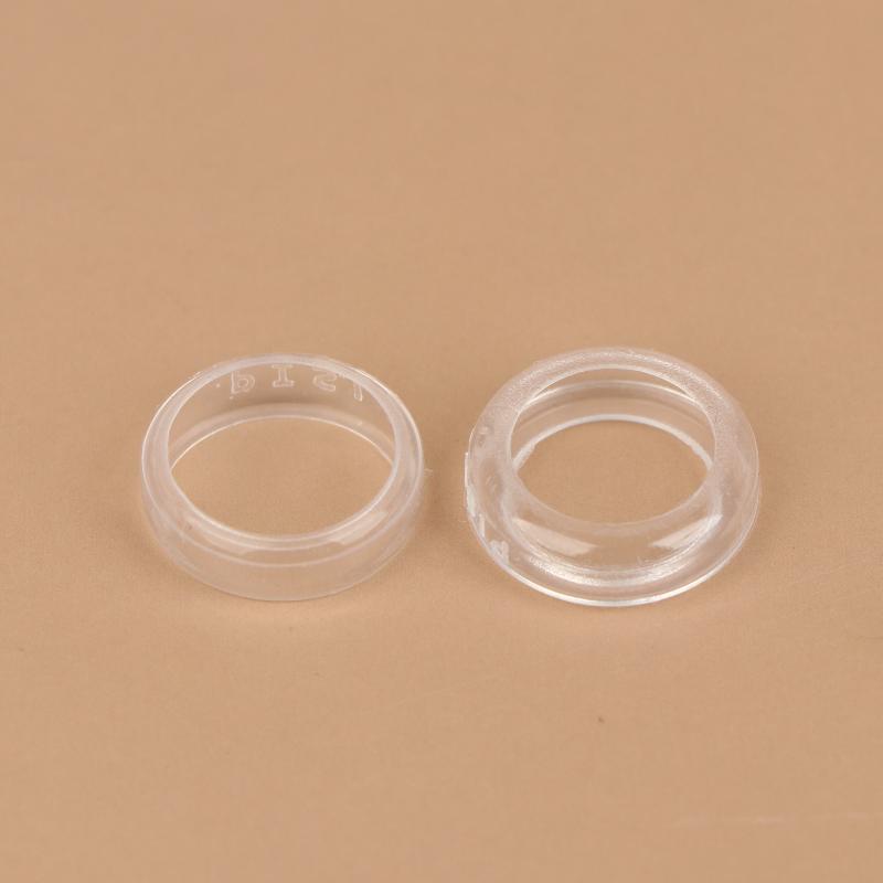 1 Paar St Series High-Definition Flachkopfstecker Medizinische Qualität Vollständig transparente Flüssigsilikon-Hüllen