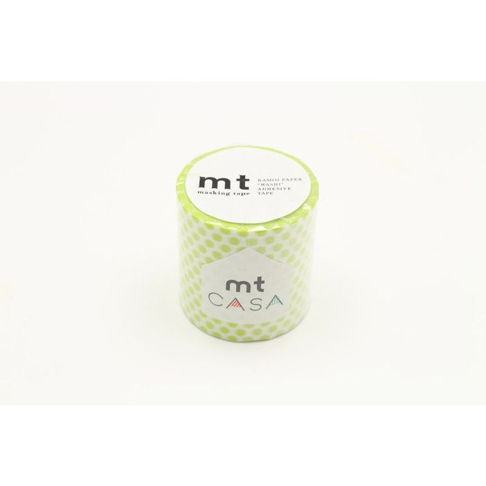 Masking Tape MT Casa Pois 5 cm vert anis - dot lime