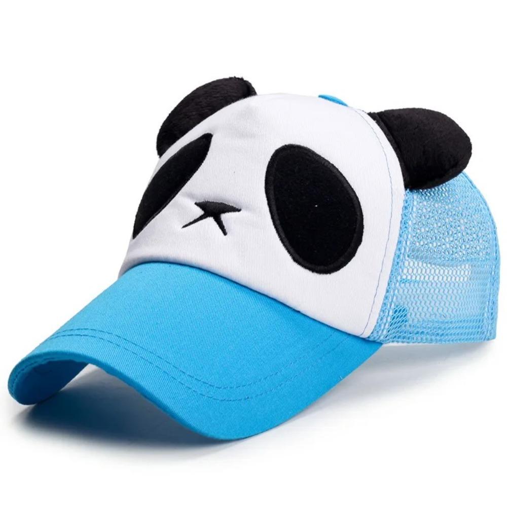 Mesh Panda Baseball Cap Breathable Hollow Mesh Cap Fashion Sports Net Hat  Sports