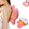 Portable NonSlip Bath Foot Scrubber Silicone Massage Mat Silicone Back Exfoliating Cleaner For Foot Care Heel Relief
