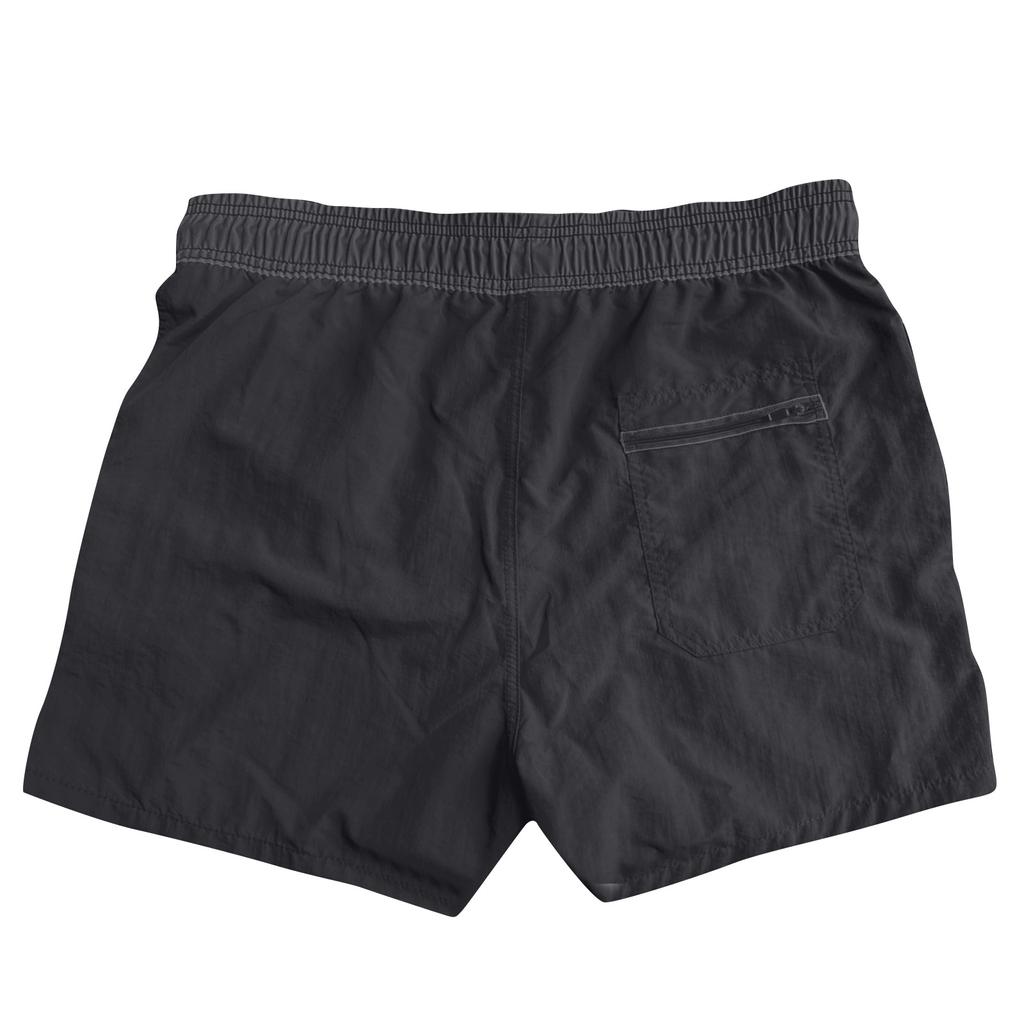 Men's Beachwear, Surfing Pants, Back Pocket Zipper, Solid Color, 3-pants, Quick Drying, Waterproof, Swimming Trunks